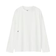 ハエ/ロングスリーブスモールロゴクルー HAE/ LONG SLEEVE SMALL LOGO CREW KSU33312 ホワイト(W) Lサイズ [アウトドア カットソー ユニセックス]