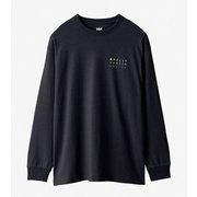 ロングスリーブHHアングラーロゴティー L/S HHAngler Logo Tee HH32356 ブラック(K) Lサイズ [アウトドア カットソー ユニセックス]
