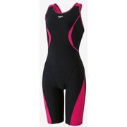 フィールアップルースンニースキン Feel Up Loosen Kneeskin SFW12355 ブラック×ピンク(KP) Lサイズ [水着 レディース]