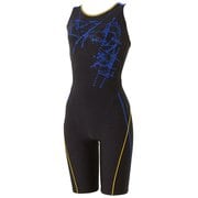 スプラッシュドットルーズンニースキン Splash Dot Loosen Kneeskin SFW12059 ブルー BL Sサイズ [水着 レディース]