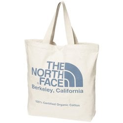 オーガニックコットントート Organic Cotton Tote NM82385 ナチュラル×エーゲブルー(NB) [アウトドア トートバッグ]