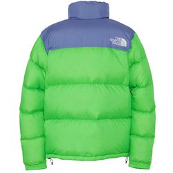 新品 XLサイズ ノースフェイス ボアパイル ヌプシ グースダウンジャケット 緑