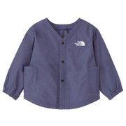 フィールドスモック B Field Smock NPB72302 ケイブブルー(CV) 80サイズ [アウトドア スモック ベビー]