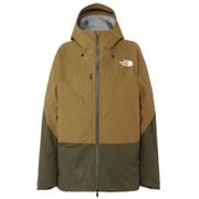 パウダーガイドライトジャケット Powder Guide Light Jacket NS62305 ユーティリティブラウン×ニュートープ(UT) Mサイズ [スキーウェア ジャケット ユニセックス]