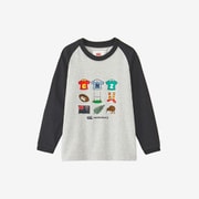 キウィロングスリーブティー KIDS KIWI L/S TEE RAJ43910 ミディアムグレー(15) 120サイズ [アウトドア トップス キッズ]