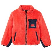 リバーシブルフリースジャケット KIDS REBERSIBLE FLEECE JACKET RAJ73903 レッド(65) 140サイズ [アウトドア トップス キッズ]