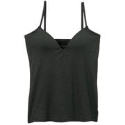 シルクラウンジキャミソール SILK LOUNGE CAMISOLE DA123913 ブラック(K) Sサイズ [フィットネス ヨガ シャツ レディース]