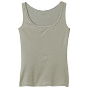 シルクラウンジタンク SILK LOUNGE TANK DA123914 グレー(H) Mサイズ [フィットネス ヨガ シャツ レディース]