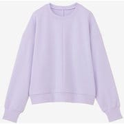 グリーンウェイロングスリーブスウェット GREENWAY L/S SWEAT DC523304 ライトバイオレット(LV) Mサイズ [フィットネス ヨガ スウェット レディース]