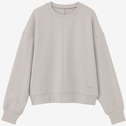 グリーンウェイロングスリーブスウェット GREENWAY L/S SWEAT DC523304 トープグレー(TH) Mサイズ [フィットネス ヨガ スウェット レディース]