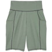 エニーモーションショートレギンス ANYMOTION SHORT LEGGINGS DC223350 ノルディックグリーン(NC) Mサイズ [フィットネス ヨガ ショートレギンス レディース]
