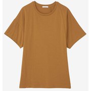 アシンメトリーショートスリーブティー ASYMMETRY S/S TEE DC723320 アーモンド(AL) Mサイズ [フィットネス シャツ レディース]