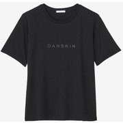 プリントショートスリーブティー PRINT S/S TEE DC723323 ブラック(K) Mサイズ [フィットネス シャツ レディース]