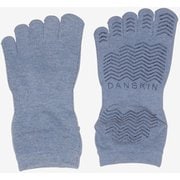 ファイブフィンガーノンスリップソックス FIVE FINGER NON SLIP SOCKS DA9233402 デニムブルー(DB) サイズ23(23-25cm) [フィットネス ヨガ ソックス レディース]