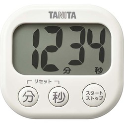 抗菌でか見えタイマー 最大表示：99分59秒 カウントダウン方式 リピート機能搭載 マグネット付き アイボリー TD-429-IV