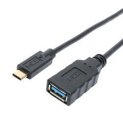 USB変換ケーブル 50cm USB3.2 Gen2規格 USB A - Type-C オス USA-10G2C/SL