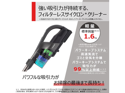 東芝 - 中古 東芝 トルネオV VC-CLX52 コードレスクリーナー ストームグレー vc-clx52 vc-clx52【可(C)】 楽天市場】[中古] 東芝 トルネオV VC-CLX52 コードレス