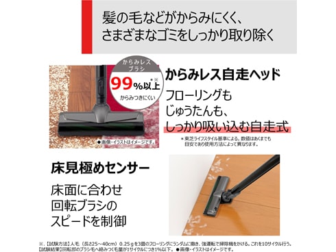 ヨドバシ.com - 東芝 TOSHIBA 掃除機 コードレススティッククリーナー TORNEO S cordless（トルネオSコードレス）  サイクロン式 1.0kg ストームグレー VC-CLW32（H） 通販【全品無料配達】