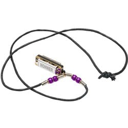 ミニハーモニカ ネックレス 紫 Mini Harmonica Necklace PURPLE