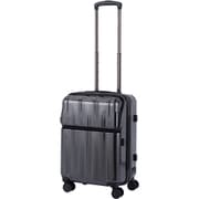 スーツケース 35L/拡張時43L ヘアラインブラック 85-76672