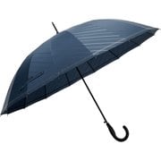 長傘 mabu ベーシックジャンプ16 Biz 65cm ジャンプ式 16本骨 インディゴナナメ SMV-41492