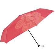 折りたたみ傘 mabu ベーシックライト マルチミニ 55cm 手開き式 6本骨 UV加工 デザイン アネモネ SMV-41001