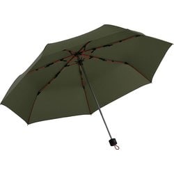 折りたたみ傘 mabu ストレングスミニR 60cm 手開き式 7本骨 耐風 カーキ SMV-41794