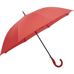 長傘 晴雨兼用 mabu ベーシックジャンプNEO-R 60cm ジャンプ式 8本骨 UV加工 カーマイン SMV-41431