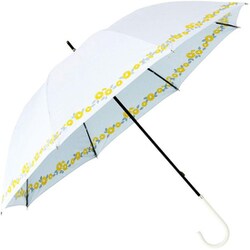 日傘 婦人用 晴雨兼用 ヒートカットショート 50cm 手開き式 8本骨 4層コーティング 遮光 UVカット加工 サンフラワー SMV-40942