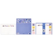 レターセット ムーミン リトルハピネス パープル EES-825-928