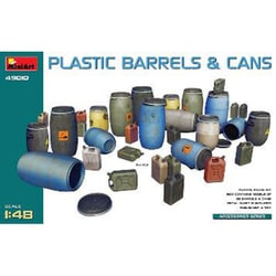 MA49010 1/48 プラスチックの樽と缶 [プラモデル]