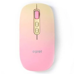 充電式ワイヤレスマウス Bluetooth 静音ボタン 3デバイス対応 PrettiE-水柿