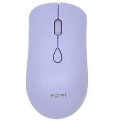 充電式ワイヤレスマウス Bluetooth 静音ボタン 2デバイス対応 SweetiE-ラベンダーラテ