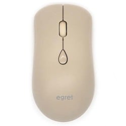 充電式ワイヤレスマウス Bluetooth 静音ボタン 2デバイス対応 SweetiE-ミルクティー