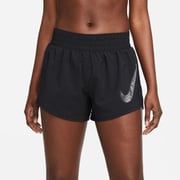 Dri-FIT ワン スウッシュ ランニングショートパンツ FB4929 010 ブラック/クールグレー Lサイズ [ランニングウェア ショートパンツ レディース]