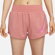 Dri-FIT ワン スウッシュ ランニングショートパンツ FB4929 618 レッドスターダスト/フィアスピンク Mサイズ [ランニングウェア ショートパンツ レディース]