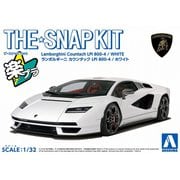 ザ・スナップキット No.19-A 1/32 ランボルギーニ カウンタック LPI 800-4（ホワイト） [プラモデル]