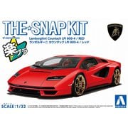 ザ・スナップキット No.19-B 1/32 ランボルギーニ カウンタック LPI 800-4（レッド） [プラモデル]