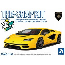 ザ・スナップキット No.19-C 1/32 ランボルギーニ カウンタック LPI 800-4（イエロー） [プラモデル]