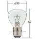 ノーマルバルブ 前照灯用 定格：24V 62W/62W 口金：P30d-10.3（ツバ付き ダブル） ガラス球：RP35/入数：1箱（10個入り） 6551