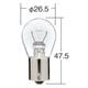 P8841 [ハイパワーバルブ 定格：12V 21W 口金：BA15s ガラス球：S25 光色：クリアー 整理No.：C-19/入数：1個]