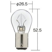 ノーマルバルブ 一般電球 種別：耐震 定格：24V 25/10W 口金：BAY15d ガラス球：S25 光色：クリアー/入数：1箱（10個入り） 4720