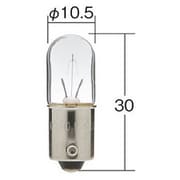 1382 [ノーマルバルブ 一般電球 定格：30V 3W 口金：BA9s ガラス球：T10 光色：クリアー/入数：1箱（10個入り）]