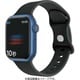 GRK-WS10BK [Apple Watch 41/40/38mm用 シリコンバンド ブラック]