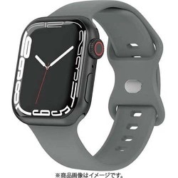 GRK-WS10GR [Apple Watch 41/40/38mm用 シリコンバンド グレー]