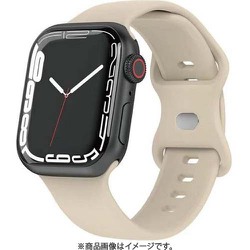 GRK-WS10BE [Apple Watch 41/40/38mm用 シリコンバンド ベージュ]
