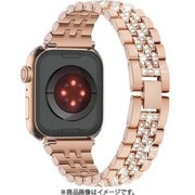 GRK-WS12GD [Apple Watch 41/40/38mm用 ステンレスストーンバンド ゴールド]