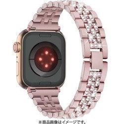 GRK-WS12PK [Apple Watch 41/40/38mm用 ステンレスストーンバンド ピンク]