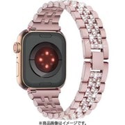 GRK-WS12PK [Apple Watch 41/40/38mm用 ステンレスストーンバンド ピンク]