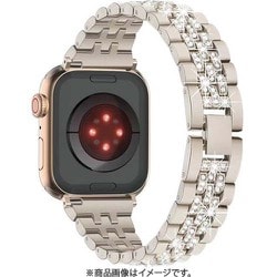 GRK-WS12PGD [Apple Watch 41/40/38mm用 ステンレスストーンバンド ピンクゴールド]